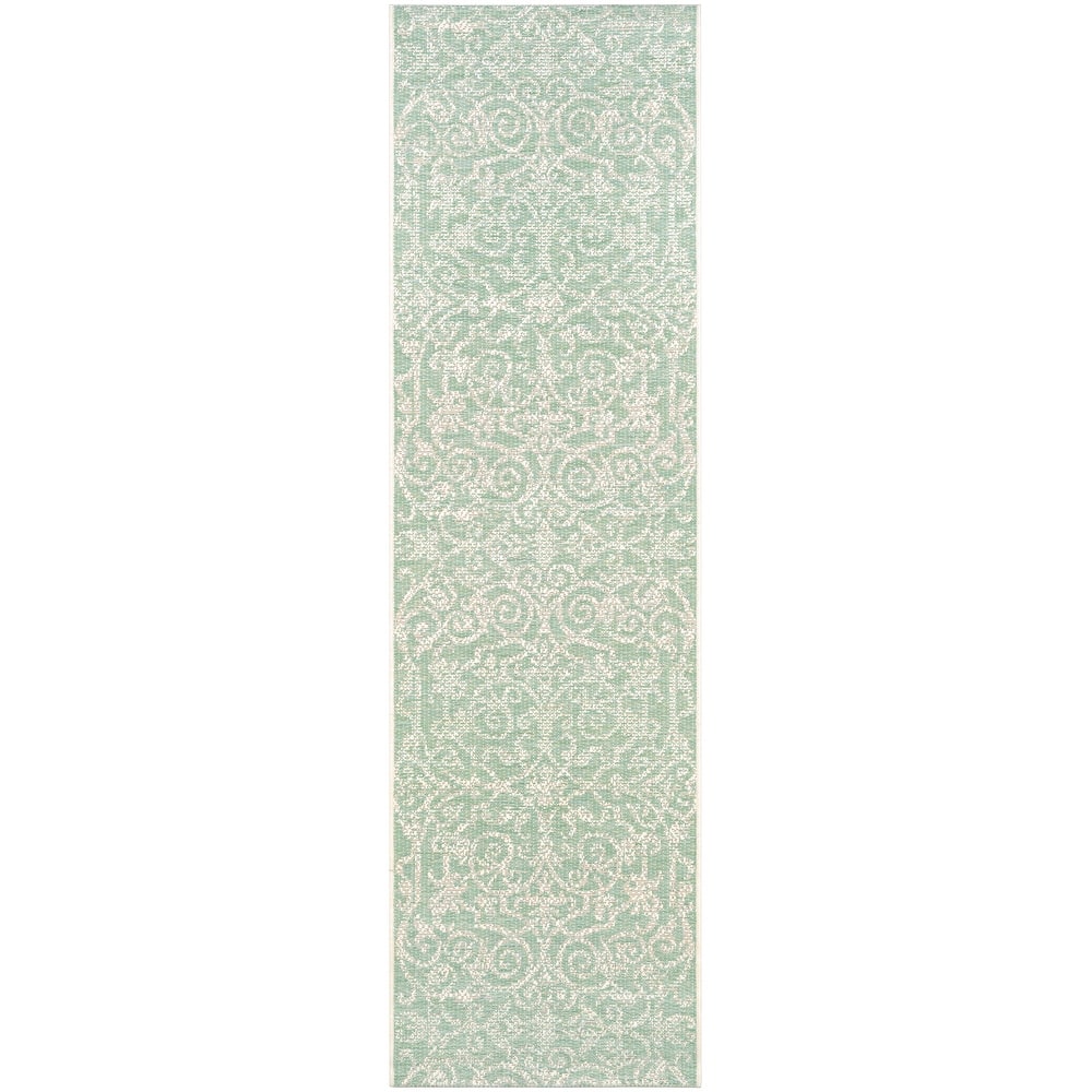 Dream Decor Rugs Samantha Scroll Indoor Outdoor Area Rug