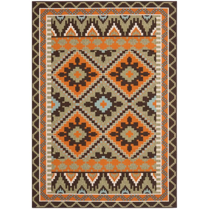 SAFAVIEH Veranda Vitaline Indoor/ Outdoor Waterproof Patio Backyard Rug