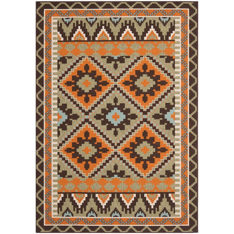 SAFAVIEH Veranda Vitaline Indoor/ Outdoor Waterproof Patio Backyard Rug