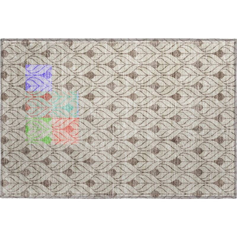 Premium Washable Super Soft Modern Teardrop Mayfield Rug