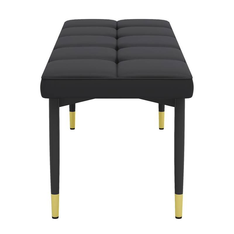 Modern Bench with Tufted Cushionon,Space-Saving Solution for Apartments
