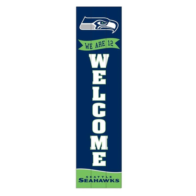47" Porch Leaner Welcome Wall Sign, Seattle Seahawks