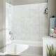 preview thumbnail 31 of 35, Palisade 25.6 in. x 14.8 in. Tile Shower and Tub Surround Kit