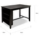preview thumbnail 4 of 2, Furniture of America Blye Rustic Grey 60-inch Solid Wood Counter Table