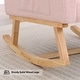 preview thumbnail 47 of 80, HOMYKA 28" Wide Rocking Chair for Nursery