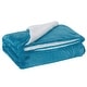 preview thumbnail 25 of 26, Plush Sherpa Fleece Throw Blanket Double-Sided Blanket for Couch Sofa Throw - Teal