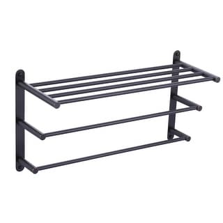 WOWOW 24 in. Bathroom Towel Rack - Bed Bath & Beyond - 38999282