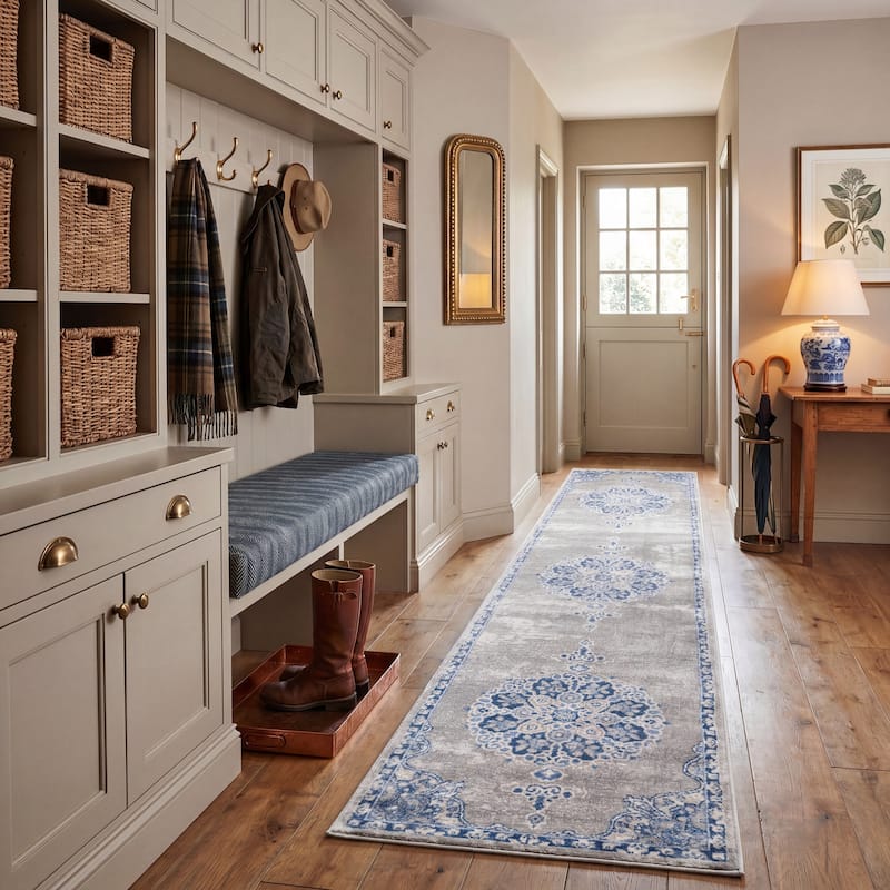 SAFAVIEH Brentwood Coralyne Traditional Oriental Rug