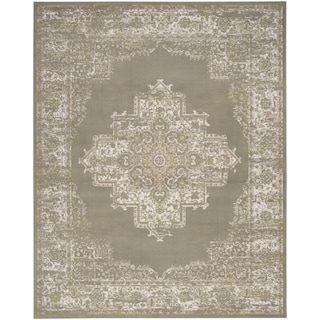 Nourison Grafix Distressed Vintage Medallion Area Rug