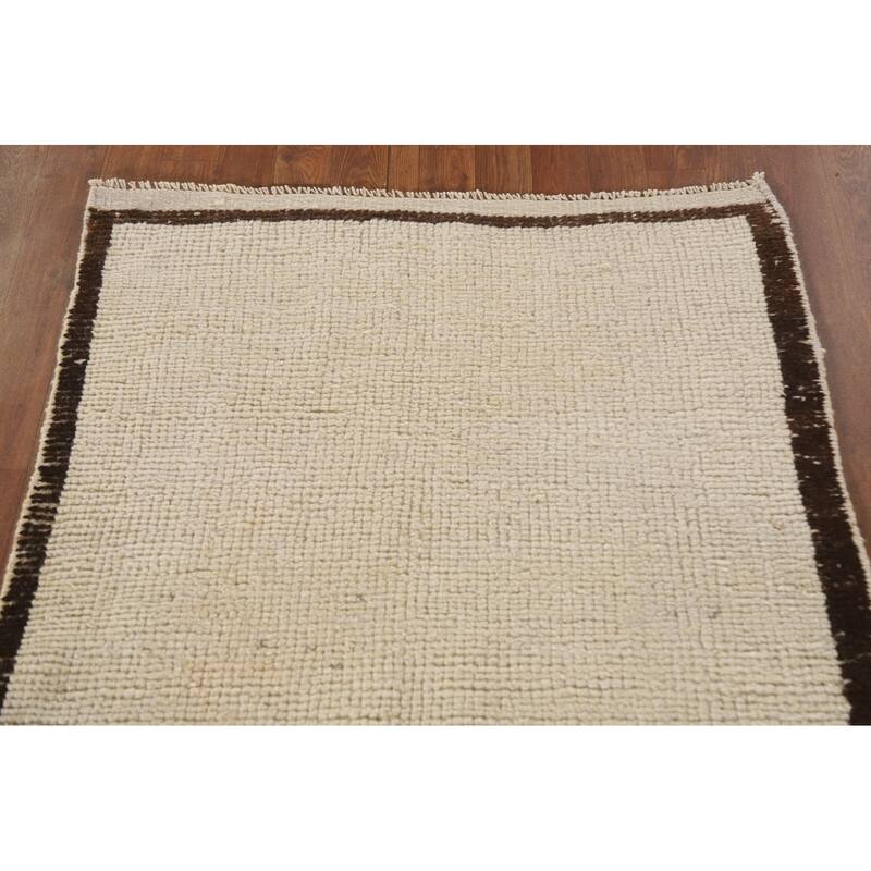 Anatolian Runner Rug Handmade Turkish Tribal Wool Carpet - 3'4"x 10'3"