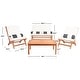 preview thumbnail 20 of 75, SAFAVIEH Outdoor Chaston 4-Piece Conversation Patio Set with Accent Pillows