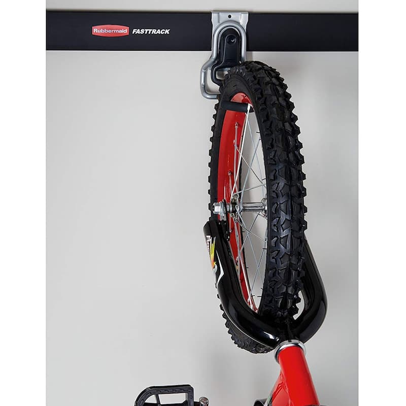 Rubbermaid Vertical FastTrack Hanging Wall Mount Hook Garage Organizer (6 Pack) - 1.19