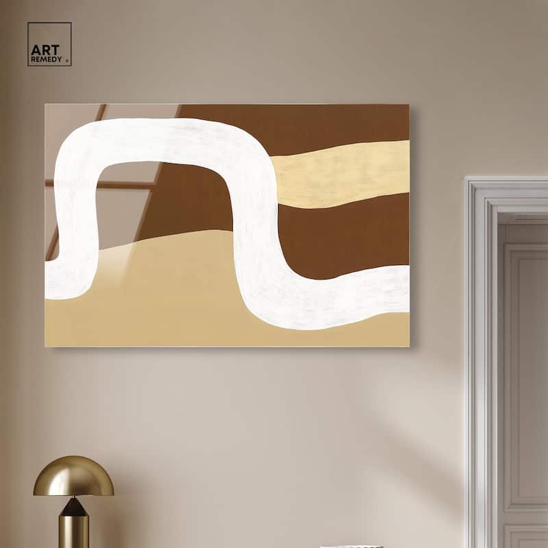 Minimal Wavy II Acrylic by Art Remedy, Ready to Hang