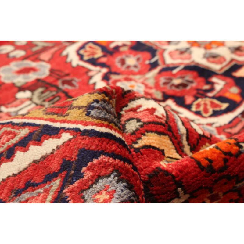 ECARPETGALLERY Hand-knotted Anatolian Vintage Red Wool Rug - 4'11 x 9'5