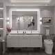 preview thumbnail 20 of 161, Large LED Bathroom mirror Tempered Glass Dimmable Anti-Fog Vanity Mirror