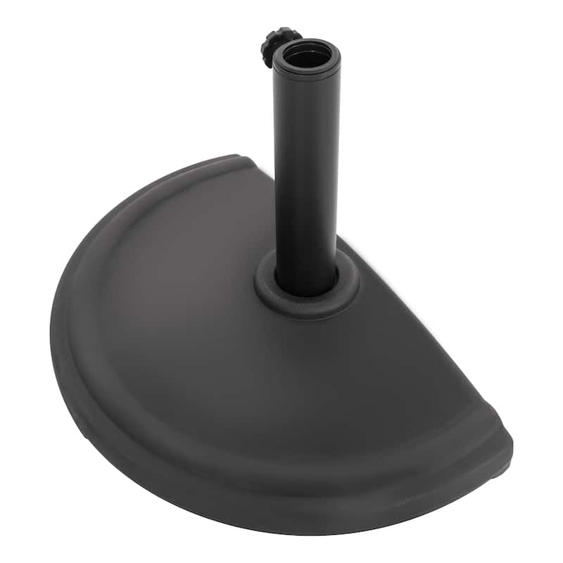 Patio 17.7’’ Half Round Umbrella Base, Weight Up to 20.9 LBS