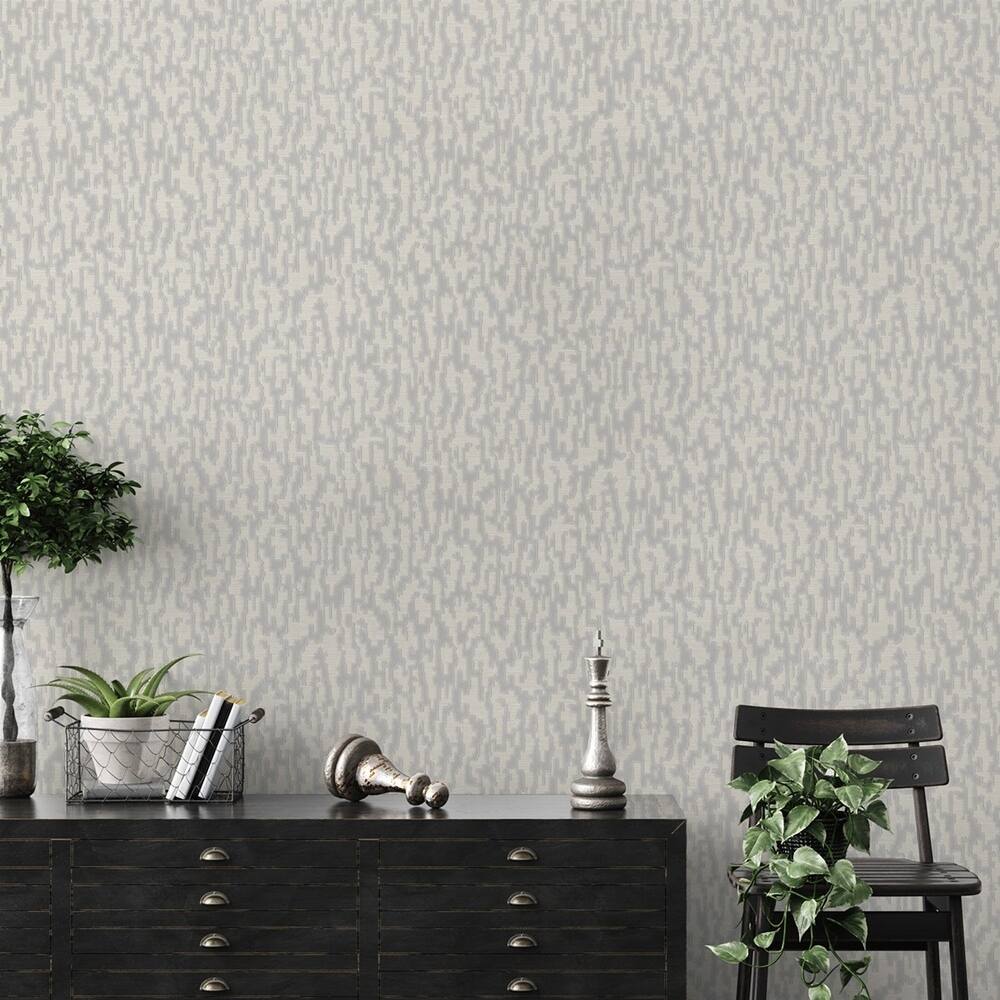 Abstract Metallic Accents Glam Solid Color Wallpaper