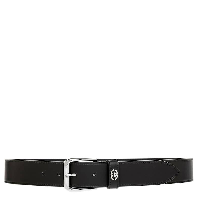Gucci Men's Belt with Interlocking G Detail 1.4" Wide - 110