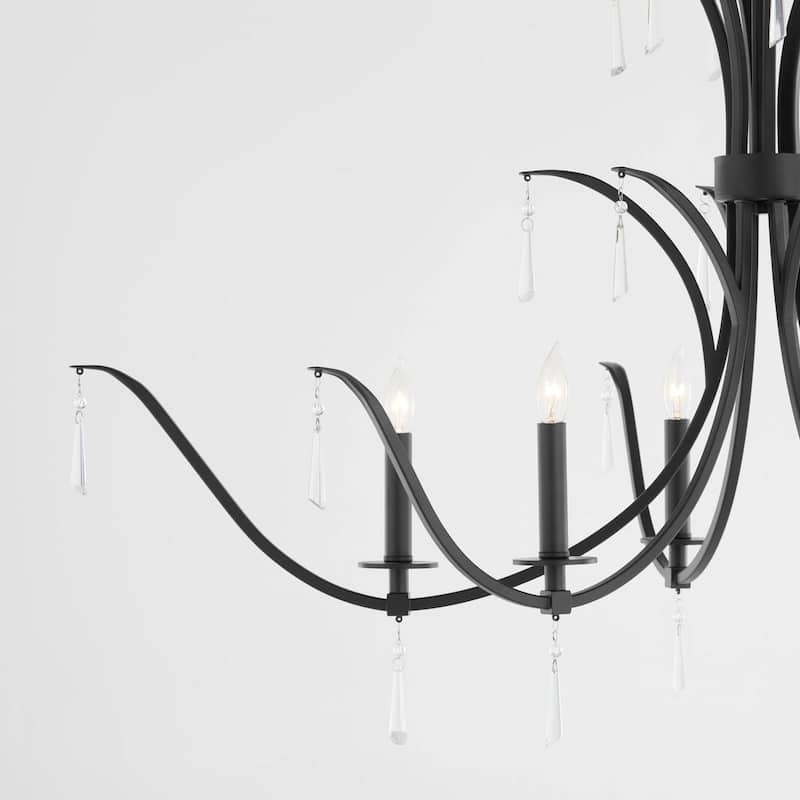Quorum International 620-6 Majesty 6 Light 38" Wide Taper Candle