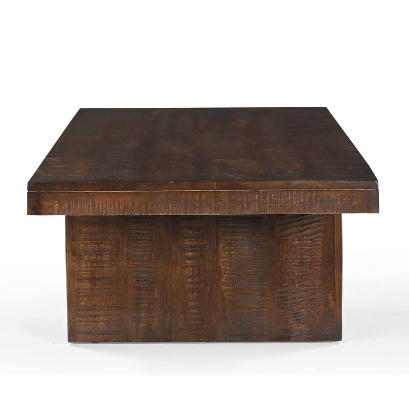 Timbergirl Dark Mango Wood Coffee Table - 53" x 28"
