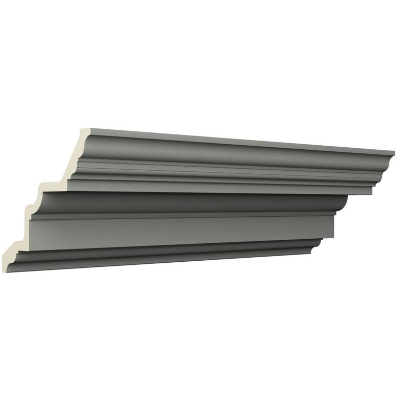 9 3/8"H x 9 5/8"P x 14 5/8"F x 96"L Domingo Crown Moulding - 1-Pack