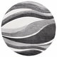preview thumbnail 116 of 128, SAFAVIEH Hollywood Deep Mid-Century Modern Abstract Rug 5'3" Round - Grey/Ivory
