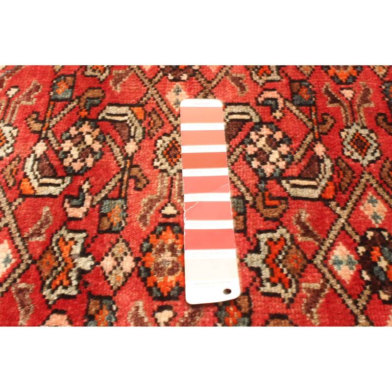 ECARPETGALLERY Hand-knotted Andelz Red Wool Rug - 3'11 x 6'9