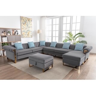 8 seater on sale lounge with chaise