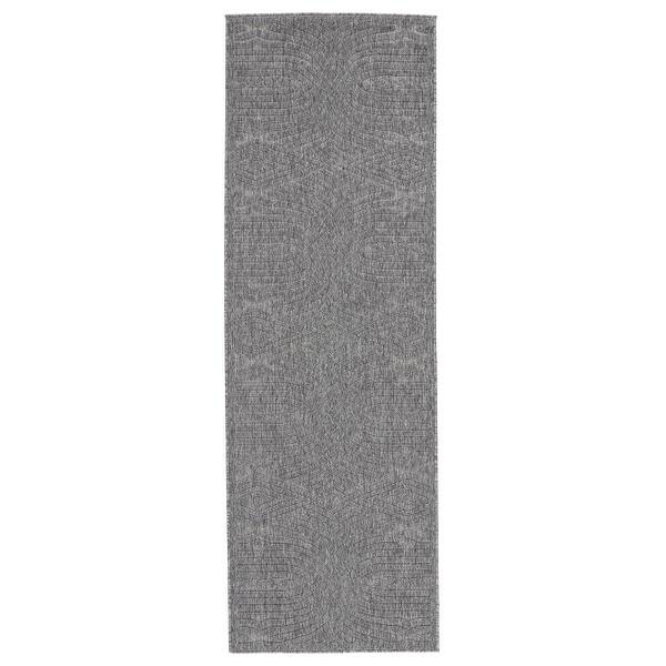 slide 2 of 12, Nikki Chu Ekon Indoor/ Outdoor Trellis Area Rug 2'8" X 8' - Grey