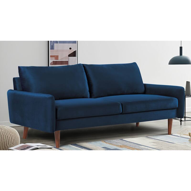 US Pride Furnitirue 58''W Tapered Legs Kent Velvet Loveseat