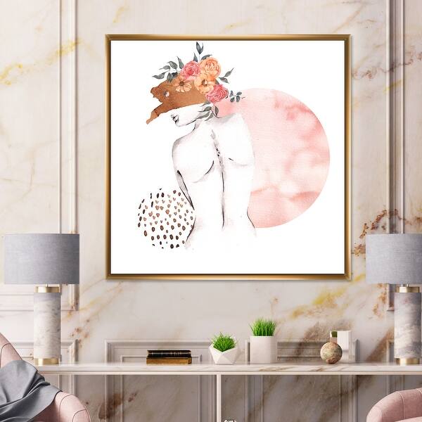 woman outline wall art