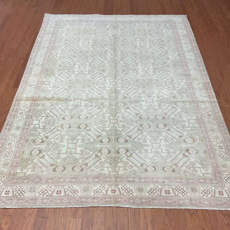 HERAT ORIENTAL Handmade Turkish Oushak Wool Rug - 6'4" x 9'6"