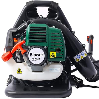 52CC 2-Cycle Gas Backpack Leaf Blower with Extention Tube - 52