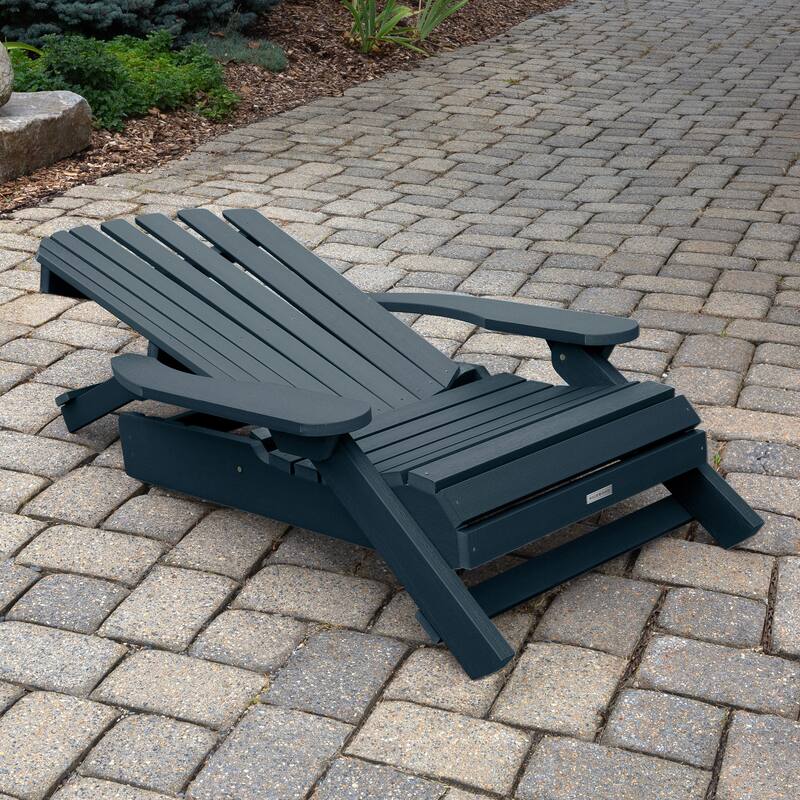 HIGHWOOD King-Size Folding and Reclining Adirondack Chair