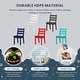 preview thumbnail 22 of 68, Polytrends Garden Party Kids Outdoor Dining Chair (Set of 2)