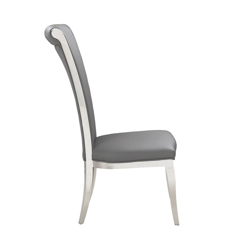 Somette Juliet Tall Rolled Back Side Chair, Set of 2