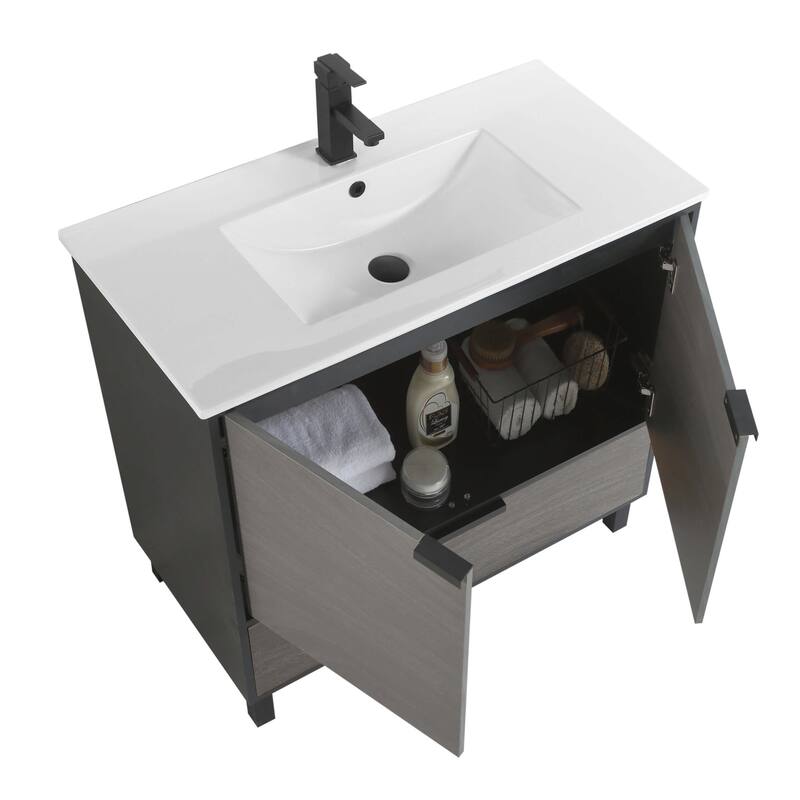 Fine Fixture Bathroom Vanity and Sink, ADA Compliant