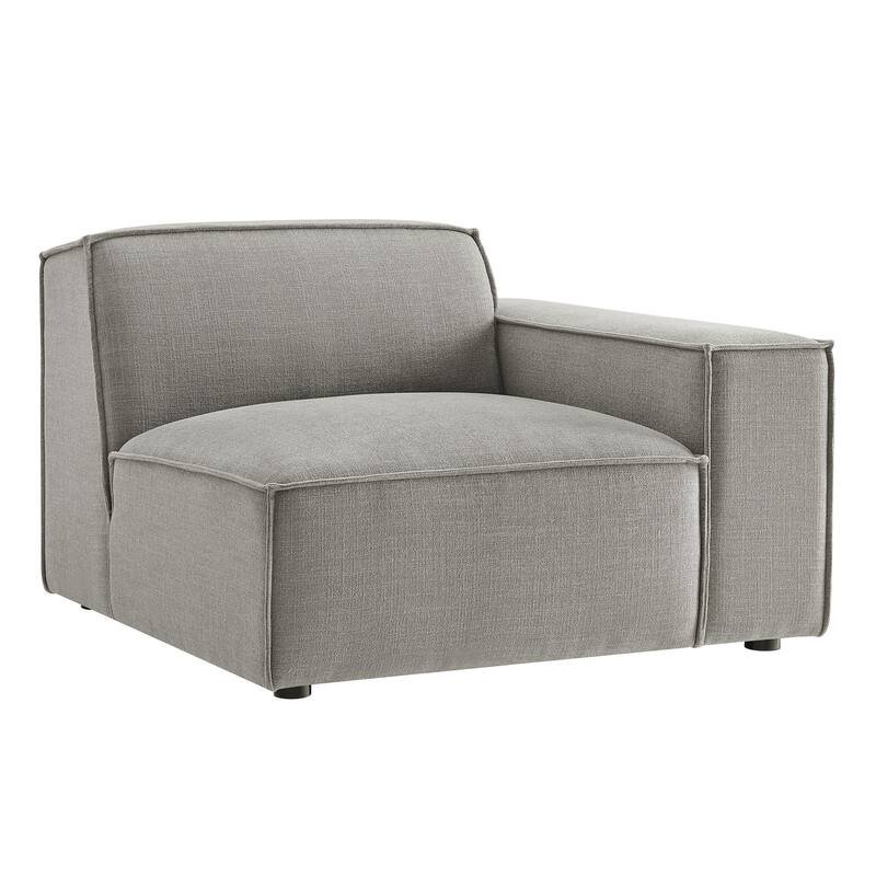 Restore Performance Fabric Upholstered Right-Facing Modular Lounge Chair