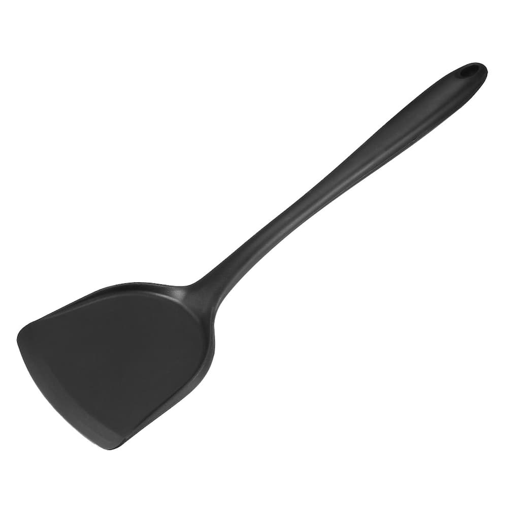 Silicone Spatula Heat Resistant 327mm Length for Baking and Cooking Black