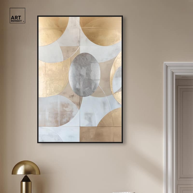 Golden Orb II Canvas by Art Remedy