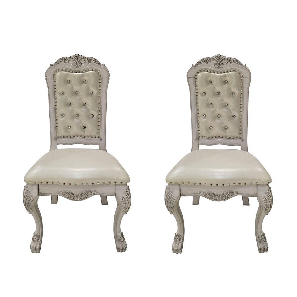 Wood Faux Leather Simple Relax Dining Chairs Bed Bath Beyond