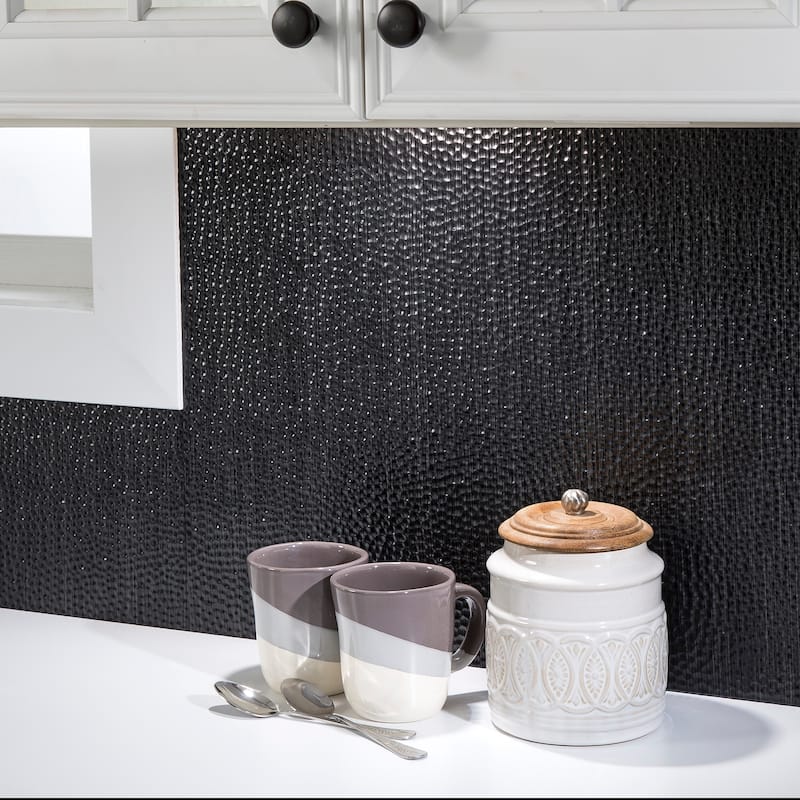 FASÄDE Hammered Decorative Vinyl Backsplash Panel