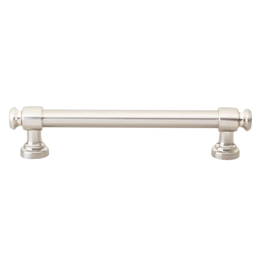 GlideRite 5-inch CC Satin Nickel Modern Solid Steel European Cabinet Bar Pulls (Pack of 10 or 25)