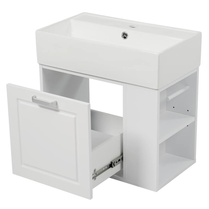 Christopher Knight Home - Doren 21.8" MDF Bathroom Vanity with Sink and Big Drawer
