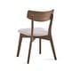 preview thumbnail 16 of 141, Christopher Knight Home - Chazz Mid-Century Modern Upholstered Dining Chairs Set with Solid Wood Splayed Leg