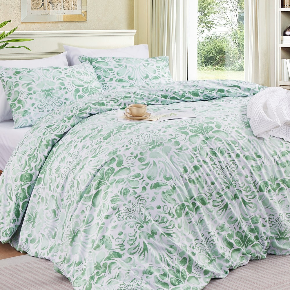 JEAREY 3-Piece Luxury Duvet Cover & Sham Set