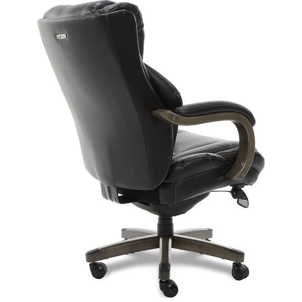 La Z Boy Bonded Leather Metal Big Tall Executive Chair Overstock 27551170