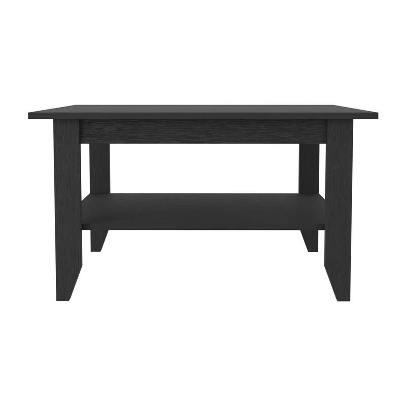 Coffee Table San Jose, One Shelf, Black Wengue Finish,High quality and durable