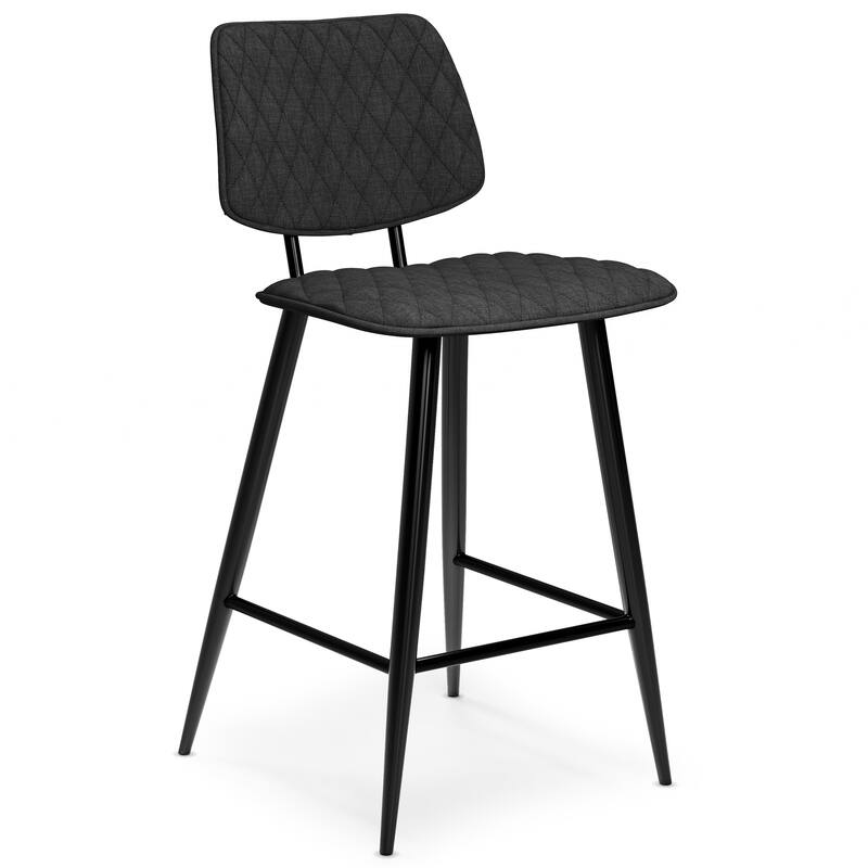 WYNDENHALL Skyla Contemporary 16 inch Counter Height Stool (Set of 2) - 19.5"D x 19"W x 38"H