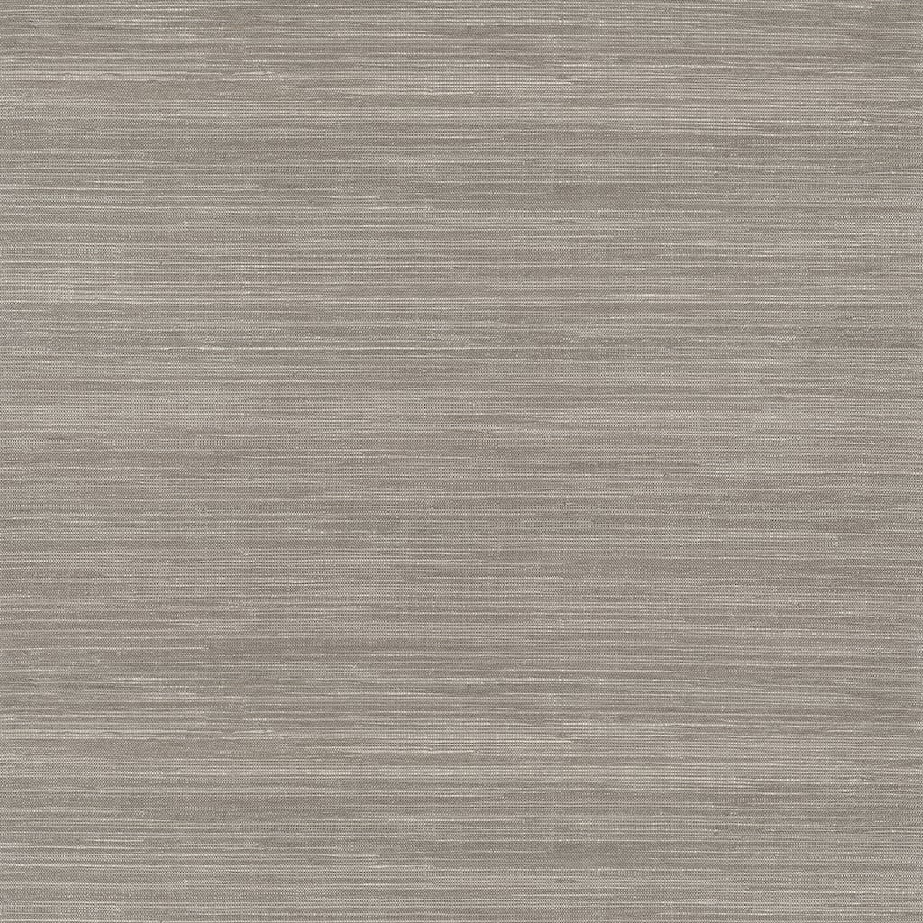 A-Street Prints Tagum Grey Grasscloth Wallpaper